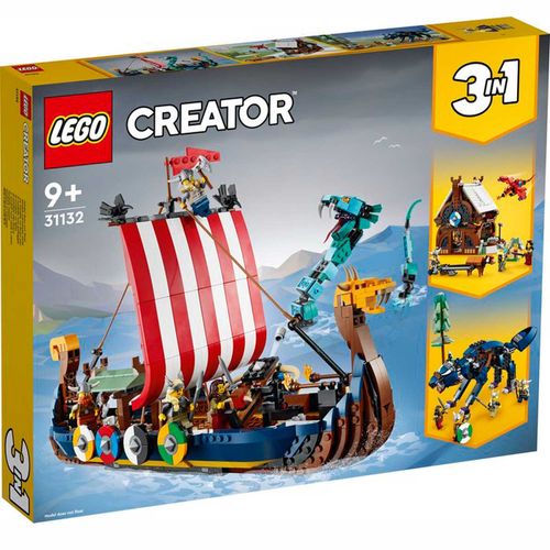 Lego Creator Barco Vikingo & Serpiente Midgard