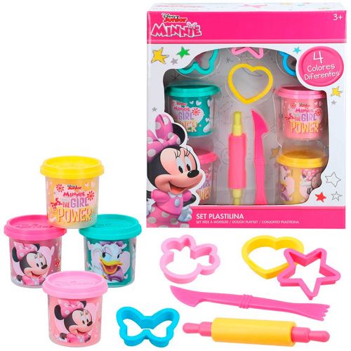 Minnie Mouse Pack 4 Botes Plastilina