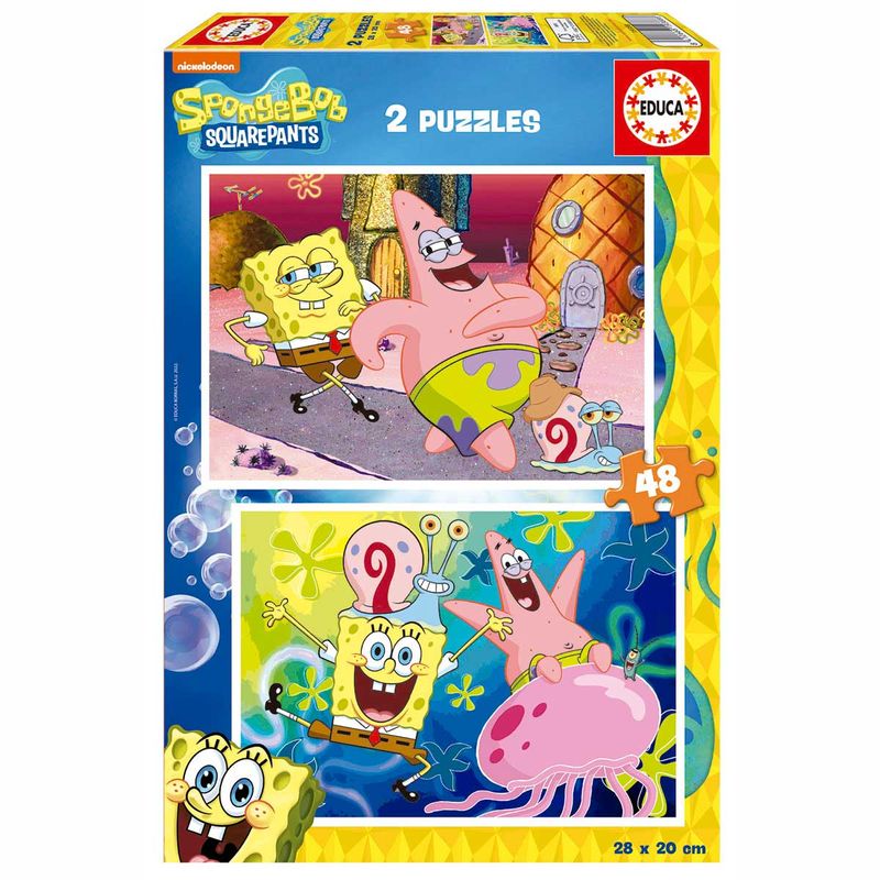 Bob-Esponja-Puzzle-2x48-Piezas