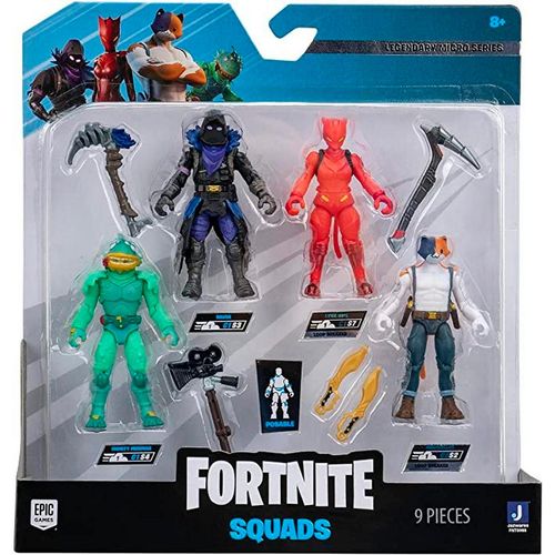 Fortnite Pack Figuras Legendary Series Squad