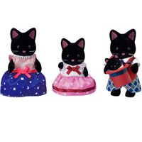 Sylvanian Families Familia Gato Medianoche