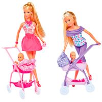 Steffi Love Muñeca Paseo Bebé Surtida