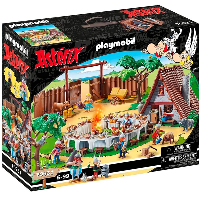 Playmobil-Asterix--Banquete-de-la-Aldea