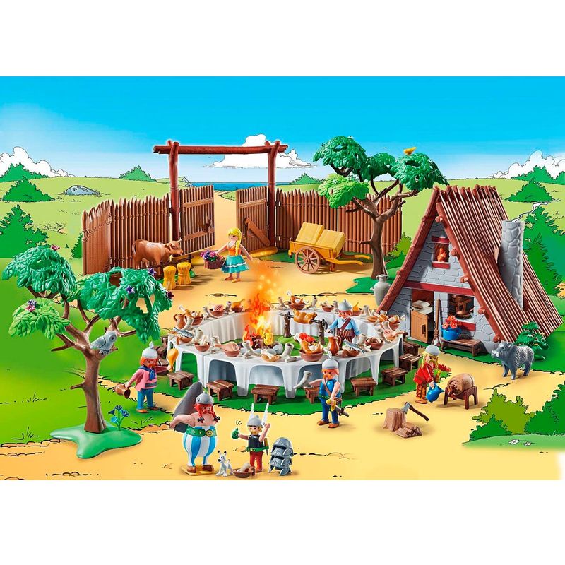 Playmobil-Asterix--Banquete-de-la-Aldea_1