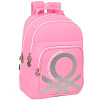 Benetton Mochila Escolar Flamingo Pink