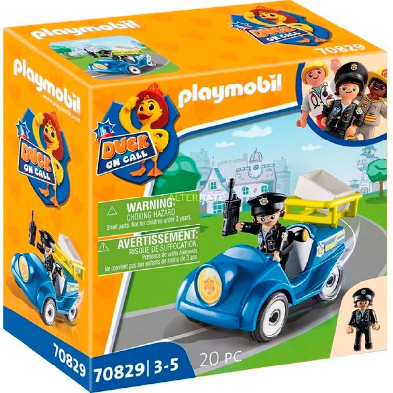 Playmobil-Duck-on-Call-Mini-Coche-de-Policia