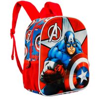 Capitán América Mochila Escolar 3D