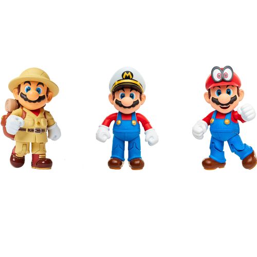 Super Mario Odyssey Pack 3 Figuras