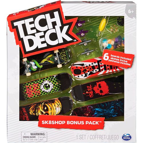 Tech Deck Pack 6 Monopatines Surtido