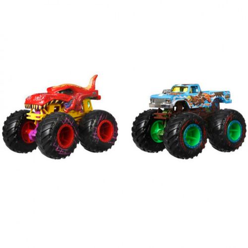 Hot Wheels Monster Truck Pack 2 Coches Surtidos