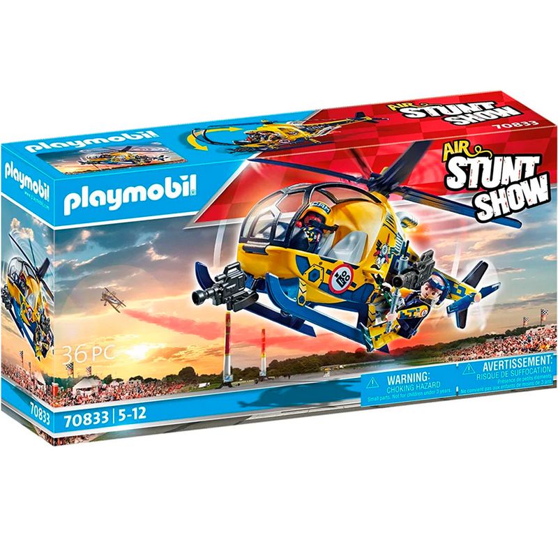 Playmobil-Air-Stuntshow-Helicoptero-Rodaje