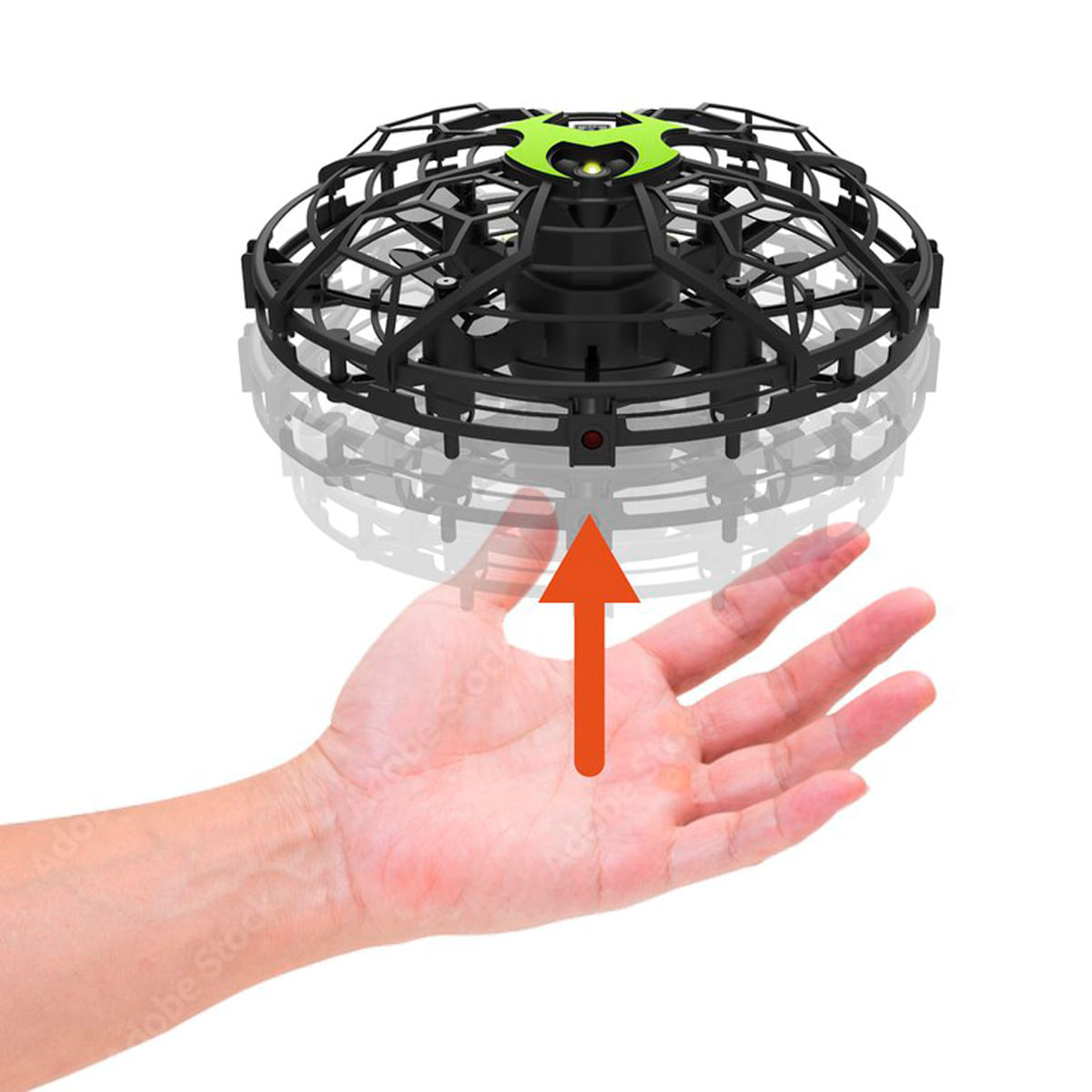 UFO Drone Flybotic pilotable avec la main