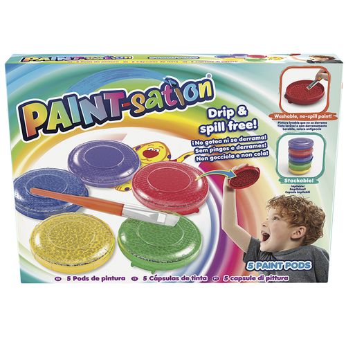 Paint-Sation Pack 5 Botes Pintura