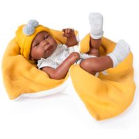 Muñeco Bebé Recién Nacido con Mantita