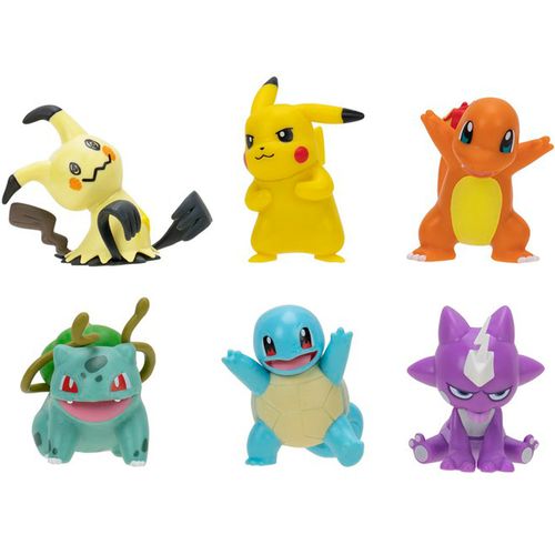 Pokémon Pack 6 Figuras