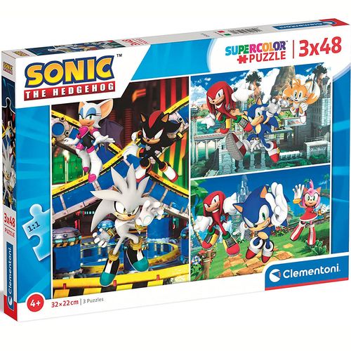 Sonic Puzzle 3x48 Piezas
