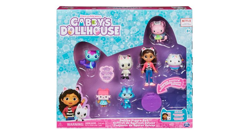 La Casa De Muñecas De Gabby Set Pack Figuras Juguetes Gaby