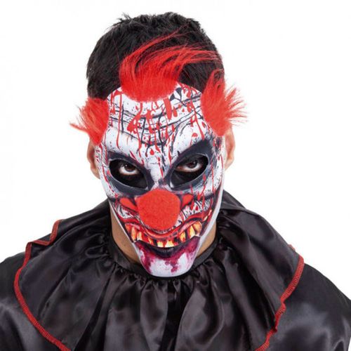 Máscara Payaso Terror Pelo Rojo