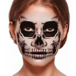Halloween-Tatuaje-Cara-Esqueleto