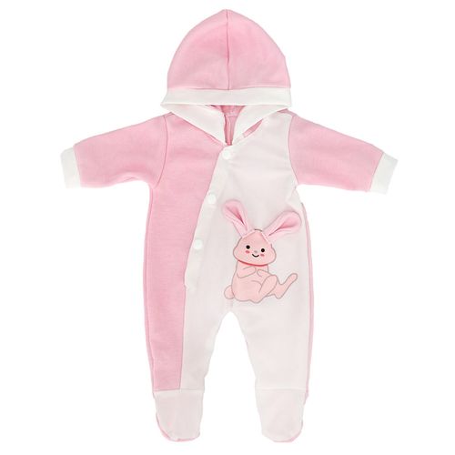 Pijama Muñeco Bebé con Capucha 25 cm