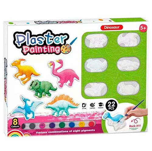 Pack Pintura 12 Dinosaurios