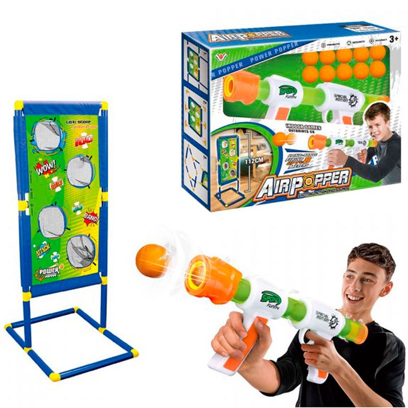 Juego-Punteria-con-Pistola-Lanzador