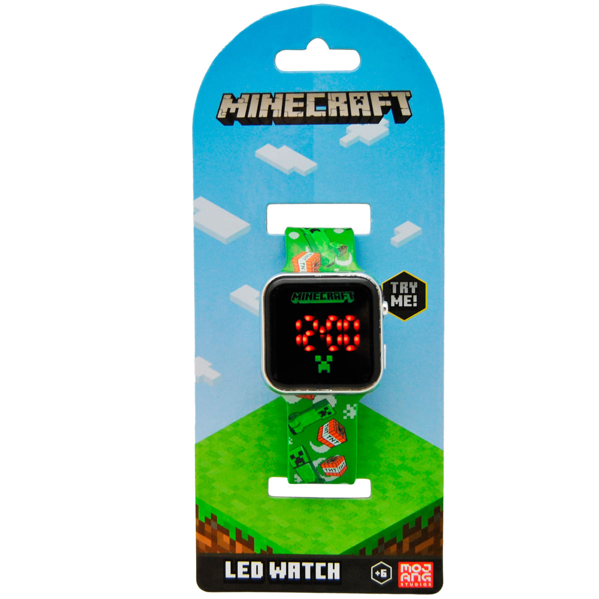 Minecraft Reloj Digital LED - Drim