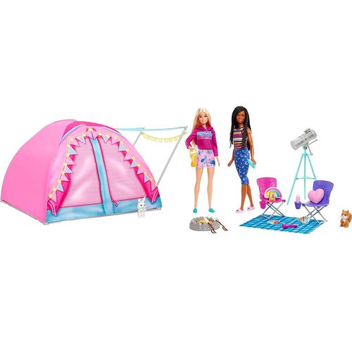 Barbie Camping Malibú con Tienda