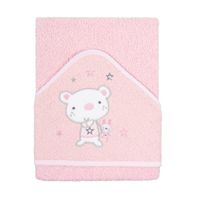 Maxicapa Baño Oso Rosa