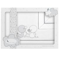 Tríptico Sábanas Para Cuna 60*120  Patito Gris