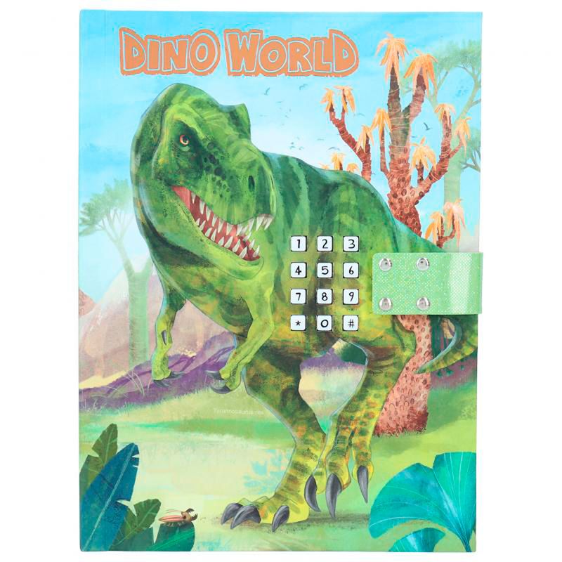 Dino-World-Diario-con-Codigo-Secreto