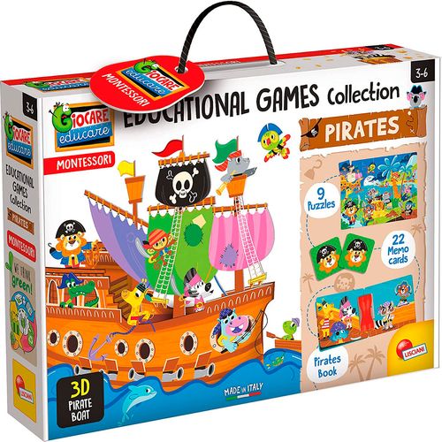 Montessori Kit Educativo Piratas