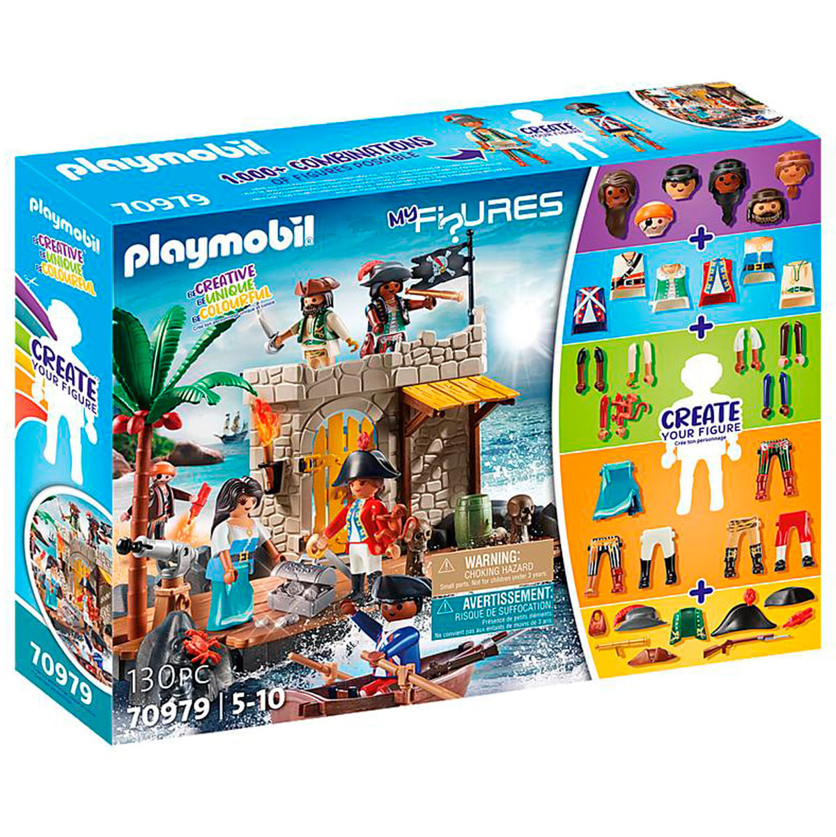Ostentoso Contribuyente bala Playmobil My FIgures Isla Pirata