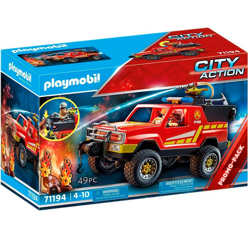Playmobil-City-Action-Camion-de-Bomberos