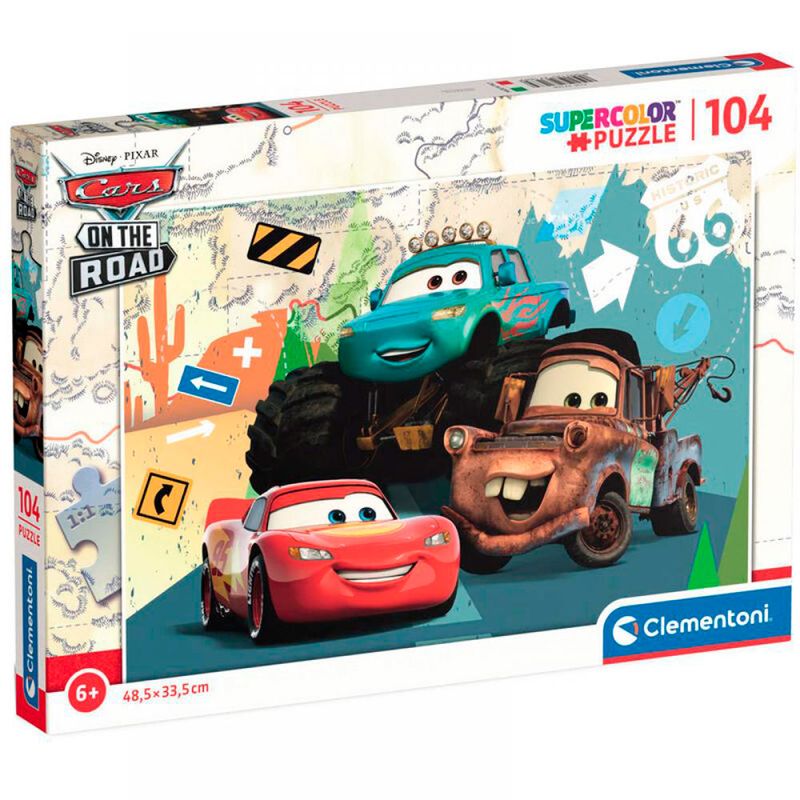Cars-on-the-Road-Puzzle-104-Piezas