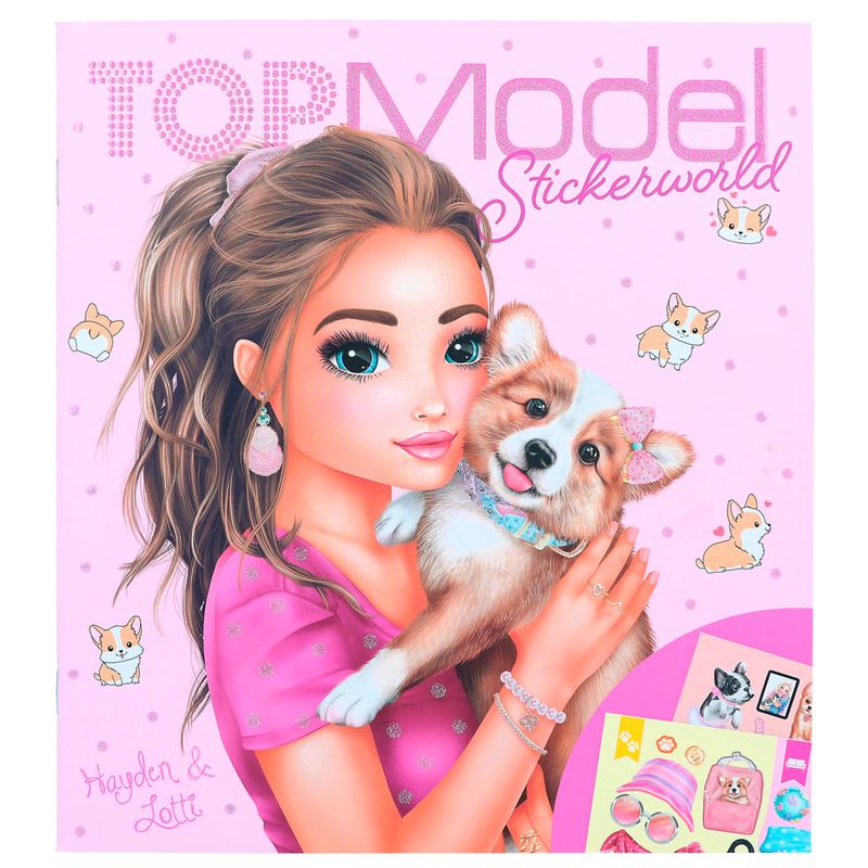 Top-Model-StickerWorld-Corgi-Libro-Pegatinas