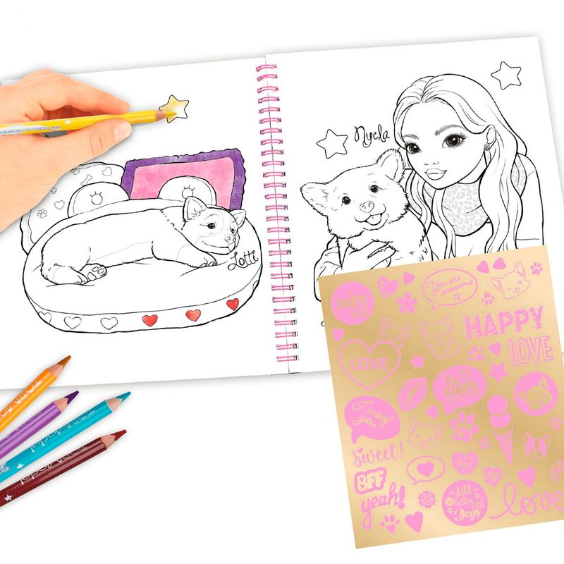 Top-Model-Libro-para-Colorear-Corgi_1