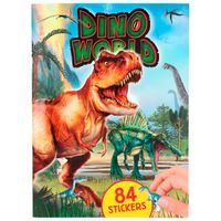Dino World Cuaderno Pegatinas Relieve