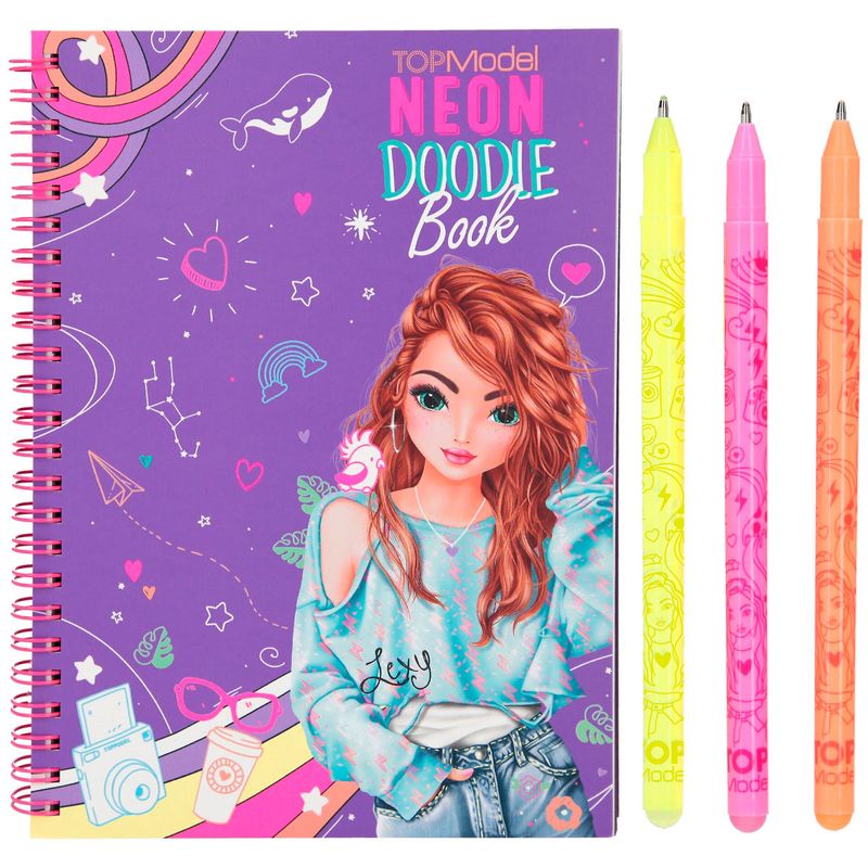 Top-Model-Doddle-Book-Neon