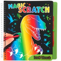 Dino World Libro Magic Scratch