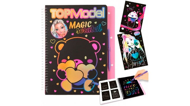 Top model magic scratch hot sale book