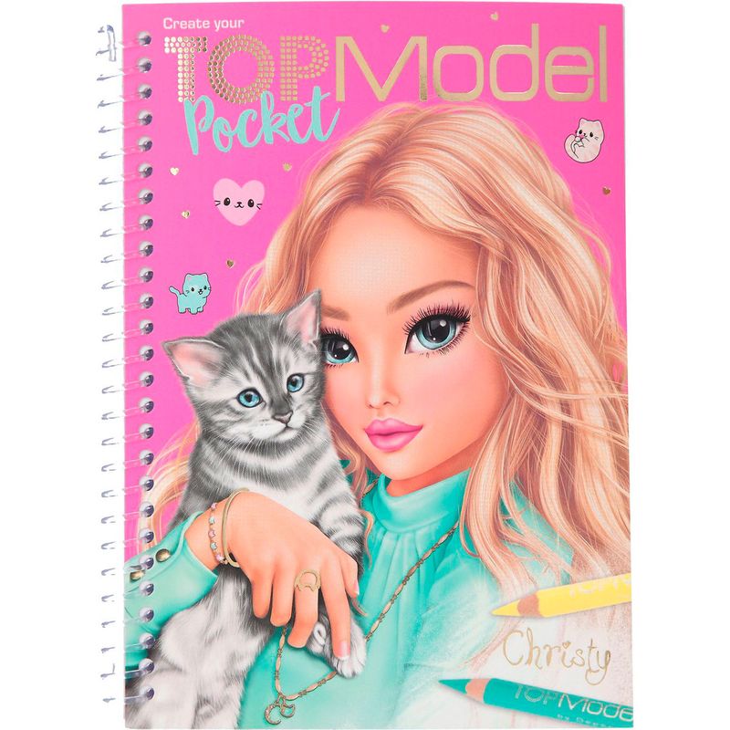 Top-Model-Mini-Cuaderno-Colorear