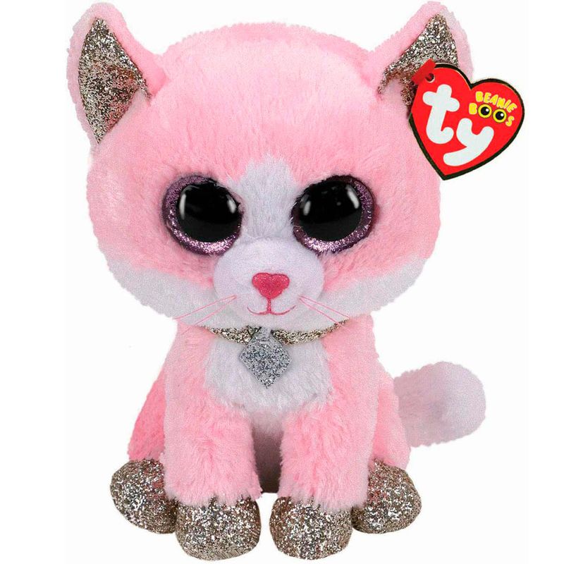 Ty-Peluche-Fiona-Gato-Rosa-24-cm