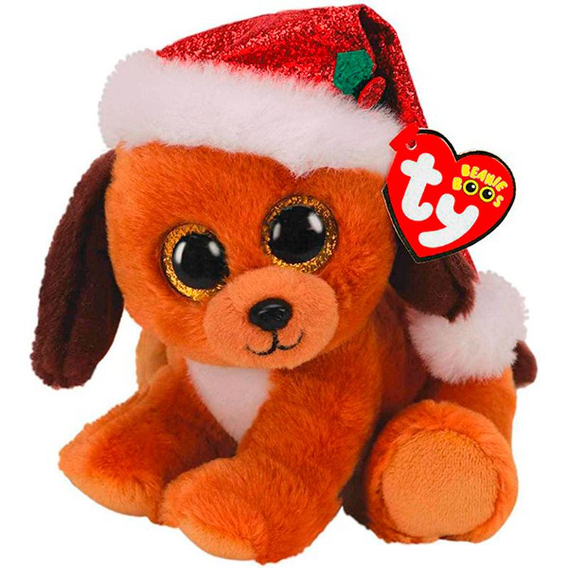 Ty-Peluche-Howlidays-Perro-Navideño-15-cm