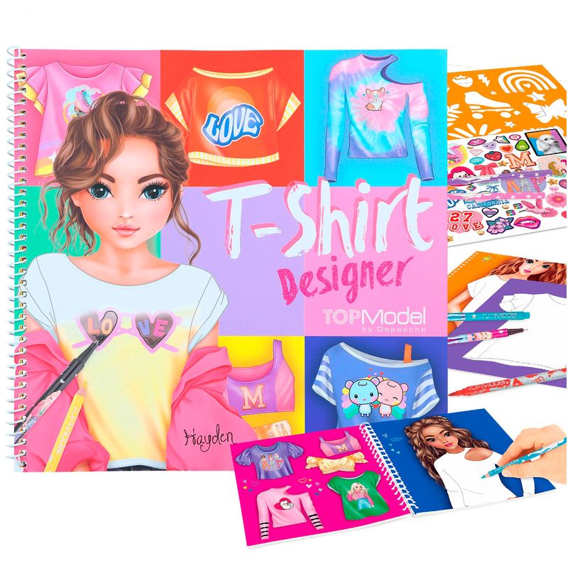 Top-Model-Cuaderno-de-Colorear-Camisetas