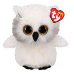 Ty-Peluche-Austin-Buho-Blanco-24-cm