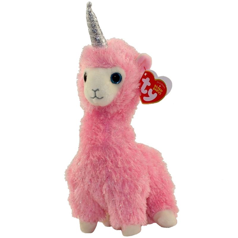 Ty-Peluche-Lana-Llama-23-cm
