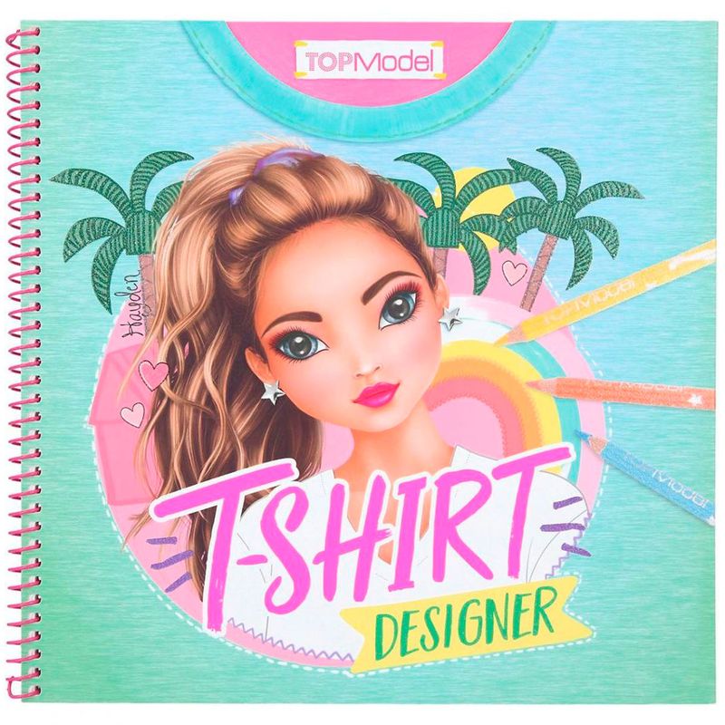 Top-Model-Libro-Colorear-Diseña-tu-Camiseta