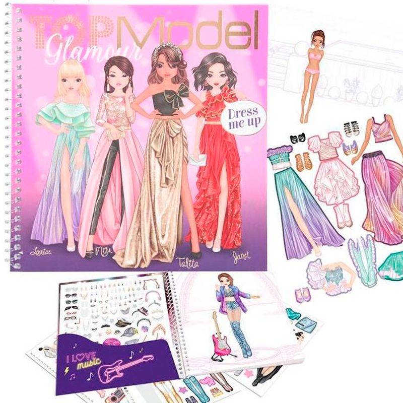 Top-Model-Cuaderno-de-Pegatinas-Dress-Glamour