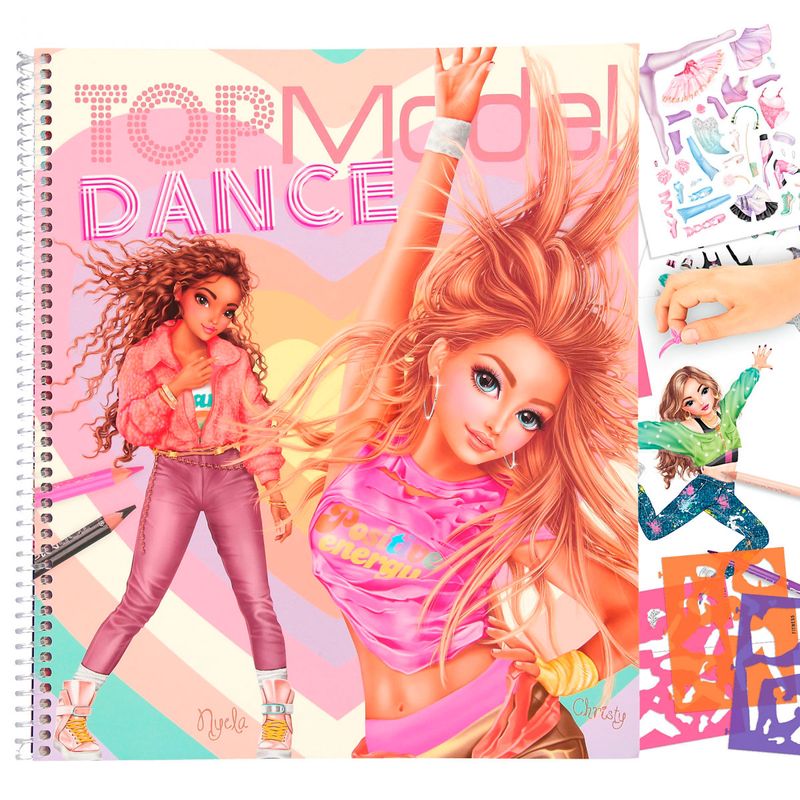 Top-Model-Cuaderno-para-Colorear-Dance